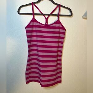 Lululemon workout tank‎ running built in sports bra gym top shirt